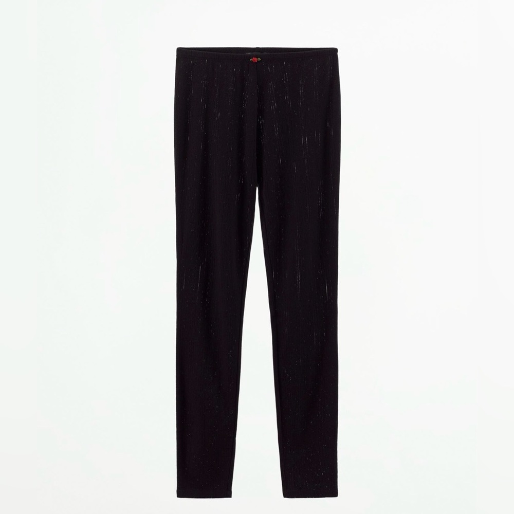 ZARA POINTELLE LEGGINGS L